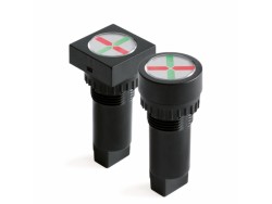 AC0F23GY230 Индикатор положения, штекерное подкл., уст.размер 22/30, круг., зел./жёлт., 230В, ДКС | DKC