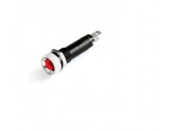 AV2F01CG230 Мини индикатор, штекерное подкл., уст.размер 8/10, круг., внутр.рассеив., зел., 230В, ДКС | DKC