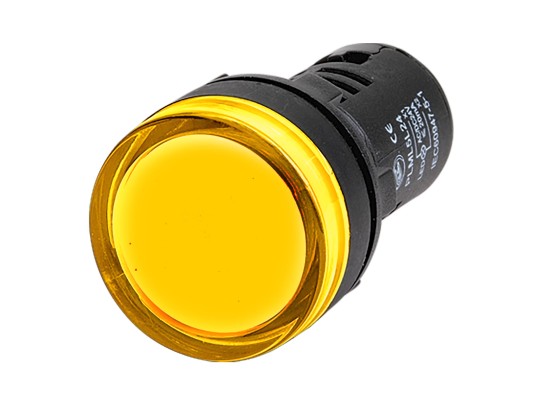 Сигнальный индикатор со встроенным диодом 220В, желтый ALIL3L220 Сигнальный индикатор со встроенным диодом 220В, желтый ДКС | DKC
