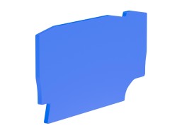 ZEFC211BL Крышка для клеммы 3 точки подключения на 2,5 кв.мм. синяя ДКС | DKC