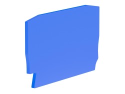 Крышка для клеммы 2 точки подключения на 4 кв.мм. синяя ZEFC401BL Крышка для клеммы 2 точки подключения на 4 кв.мм. синяя ДКС | DKC