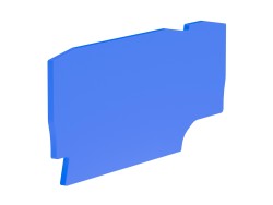 Крышка для клеммы 3 точки подключения на 4 кв.мм. синяя ZEFC411BL Крышка для клеммы 3 точки подключения на 4 кв.мм. синяя ДКС | DKC