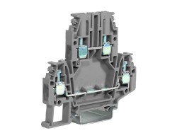 ZDB400GR DBC.4/GR(Ex) Клемма проходная 4 кв.мм., 2 уровня, винт ДКС | DKC
