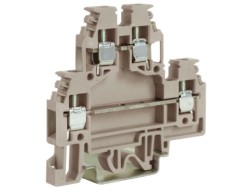 DAS.4(Ex)i, 2х уровневый проходной зажим синий 4 кв.мм ZDS200 DAS.4(Ex)i, 2х уровневый проходной зажим синий 4 кв.мм ДКС | DKC