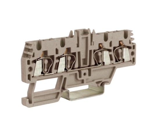 ZHM520GR HMM.2/2+2GR(Ex), проходной зажим 2,5 кв.мм серый 2 ввод/2 вывода ДКС | DKC