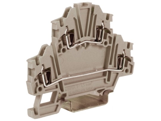 HMD.1GR(Ex), 2-х уровневый проходной зажим, серый, 1,5 кв.мм ZHD200GR-RET HMD.1GR(Ex), 2-х уровневый проходной зажим, серый, 1,5 кв.мм ДКС | DKC