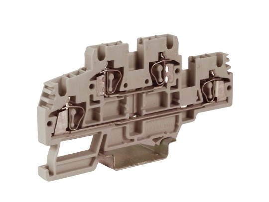 HMD.2GR(Ex), 2-х уровневый проходной зажим, серый, 2,5 кв.мм ZHD100GR HMD.2GR(Ex), 2-х уровневый проходной зажим, серый, 2,5 кв.мм ДКС | DKC