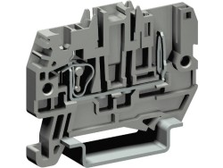 ZHVP300GR-RET Пружинная проходная клемма со штыревым контактом. Серая. 2,5 кв. мм. ДКС | DKC