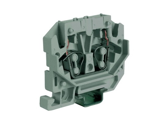 ZHI132 HPP.2(Ex)i, мини зажим, проходной 2,5 кв.мм синий ДКС | DKC