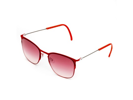 TCSDRS53010003 Красные солнцезащитные очки из титана с линзами красный градиент. Модель 11 ДКС | DKC