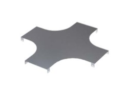 Крышка на X-ответвитель, осн.500, R300, цинк-ламельная LK5003ZL Крышка на X-ответвитель, осн.500, R300, цинк-ламельная ДКС | DKC